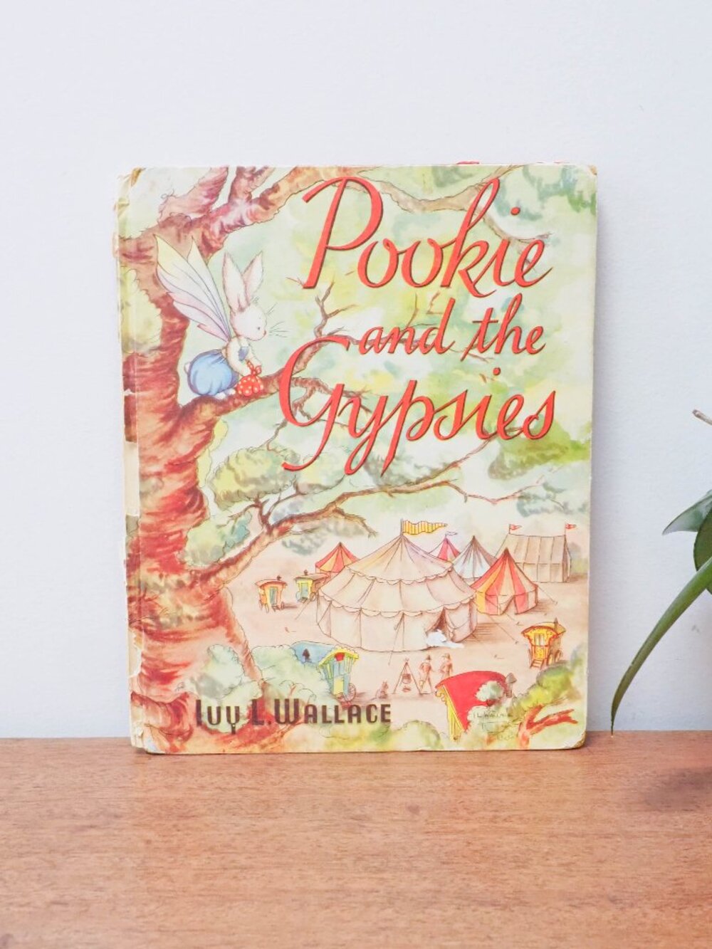 Vtg Pookie and the Gypsies Book - Ivy L. Wallace - 1950 - Vintage Children's Boo